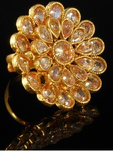 Designer Polki Finger Ring